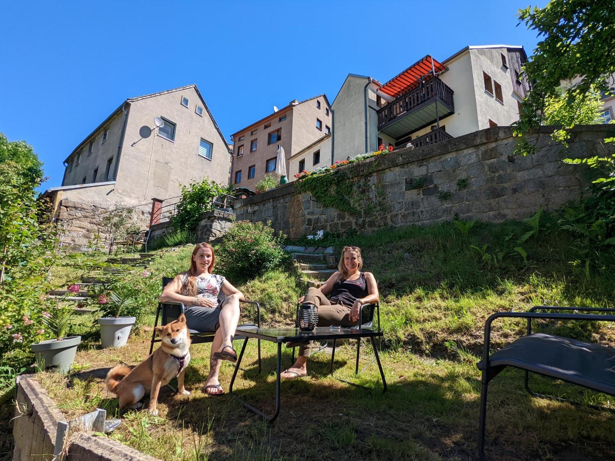Idyllische Erholung - Sauna, Garten, Pool&Fluss - Zi1 Sebnitz Exterior foto