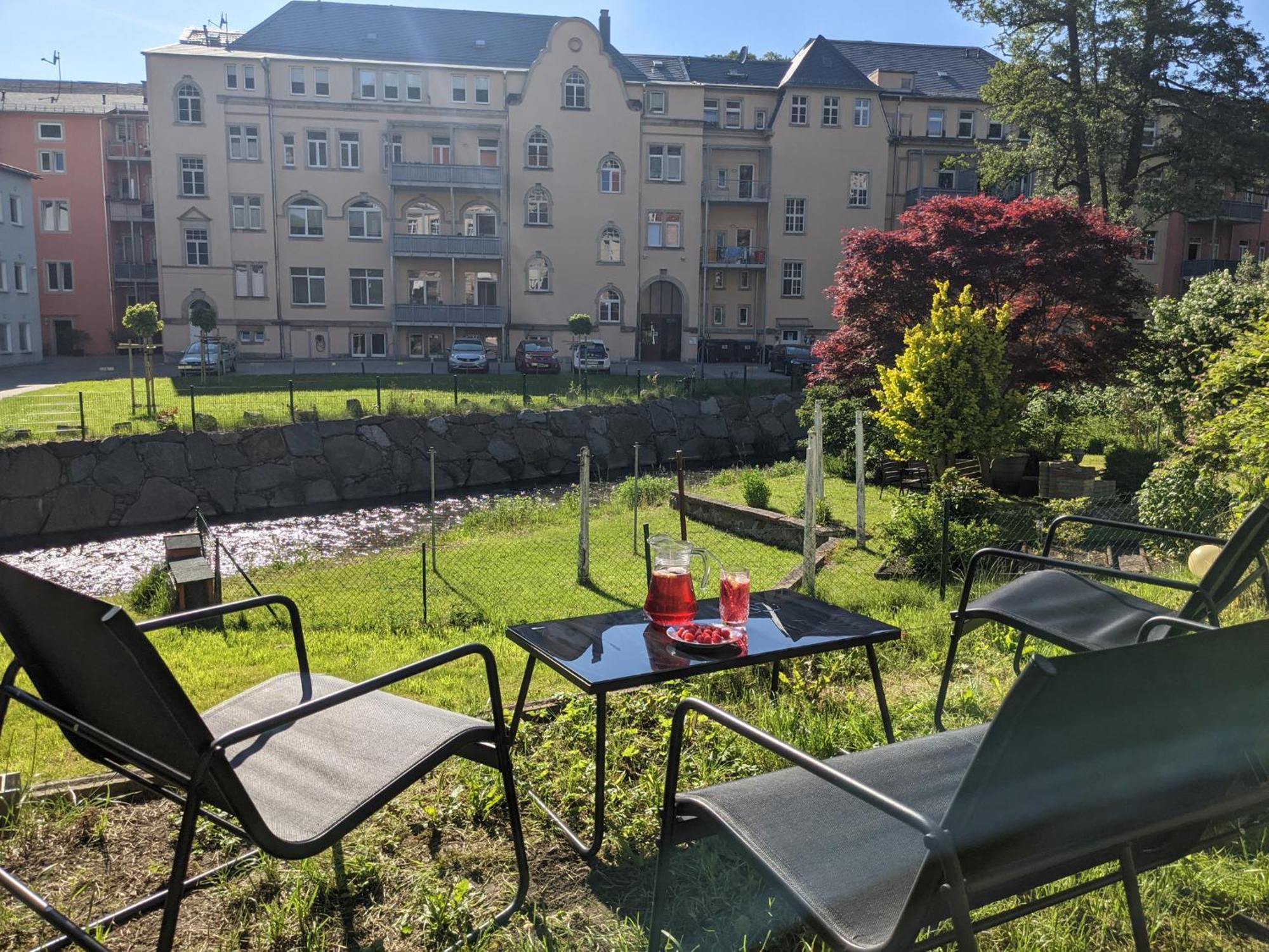 Idyllische Erholung - Sauna, Garten, Pool&Fluss - Zi1 Sebnitz Exterior foto